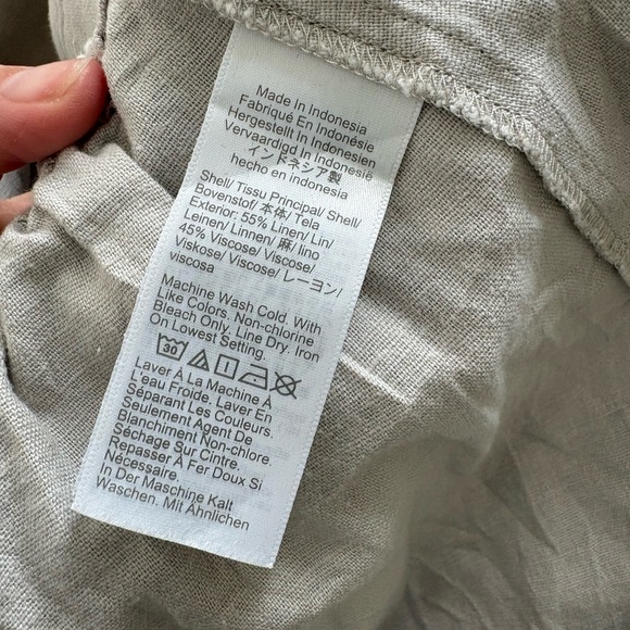 J. Crew Light Gray A-Line Wrap Skirt - Picture 3 of 4